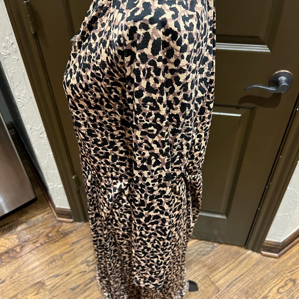 ASOS Design Leopard Print Dress Size 8 - Picture 4 of 8